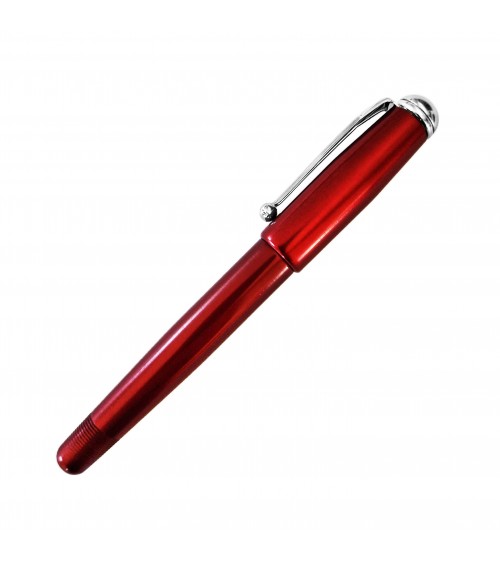 Stylo-plume convertible en roller Loclen Classica Red, fabriqué en Italie