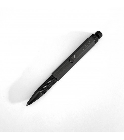Stylo-bille Loclen L3 Black, fabriqué en Italie