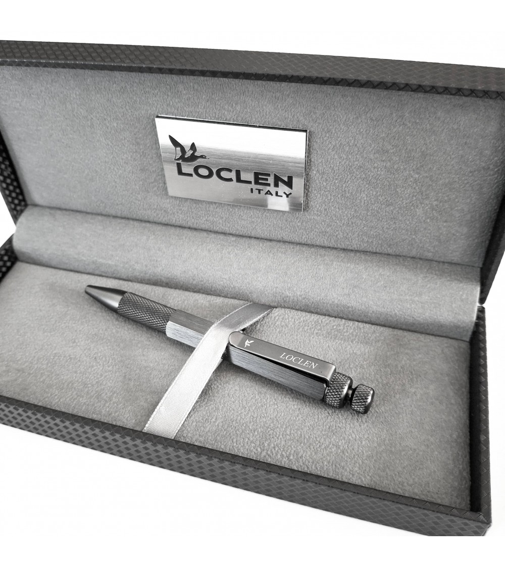Stylo-bille Loclen L3 Black, fabriqué en Italie