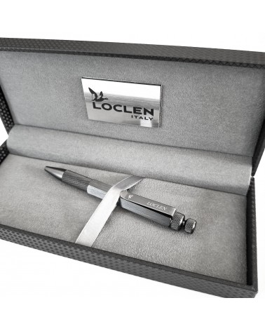 Stylo-bille Loclen L3 Black, fabriqué en Italie