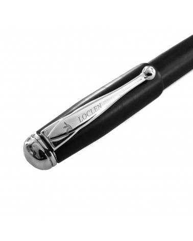 Stylo-plume convertible en roller Loclen Classica Black, fabriqué en Italie