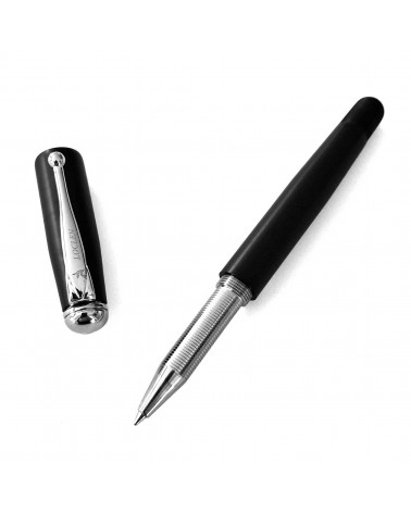 Stylo-plume convertible en roller Loclen Classica Black, fabriqué en Italie