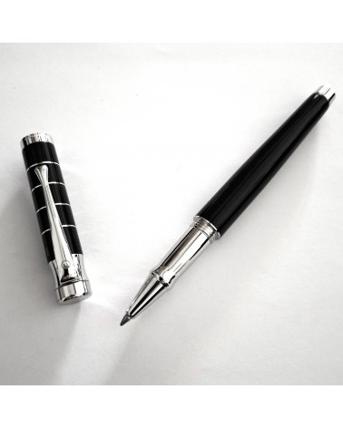 Roller Waldmann Tango Noir, argent massif sterling 925