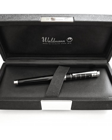 Roller Waldmann Tango Noir, argent massif sterling 925