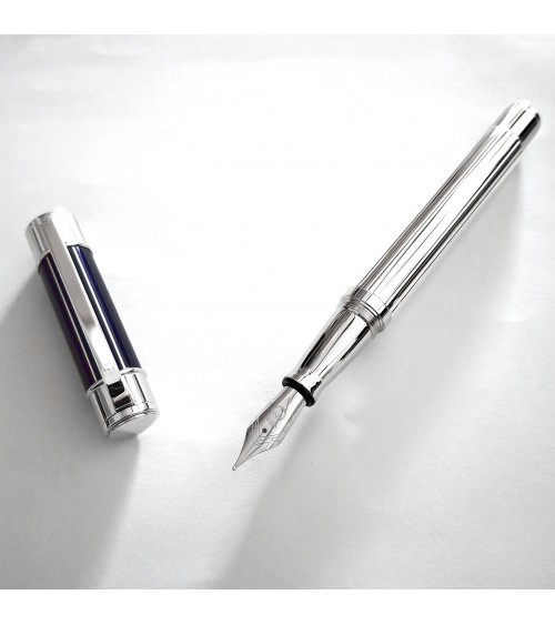 Stylo-plume Waldmann Commander 23, argent massif sterling 925