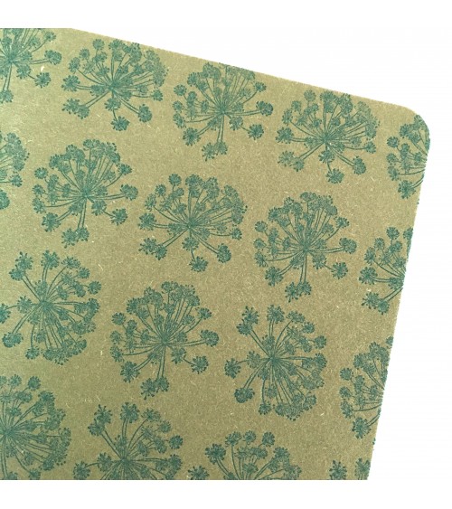 Set de cinq cartes Ombellifères Le Typographe et enveloppes papier recyclé Original Crown Mill, format A6