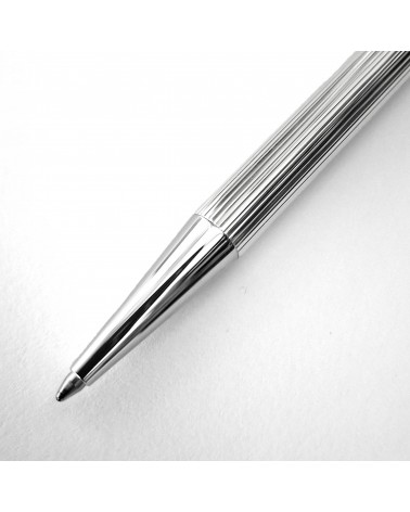 Stylo-bille Waldmann Eco Lignes, argent massif sterling 925