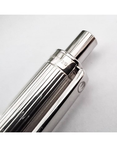 Stylo-bille Waldmann Eco Lignes, argent massif sterling 925