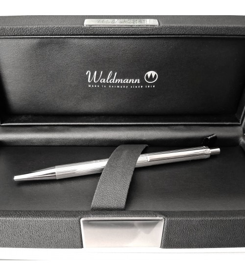 Stylo-bille Waldmann Eco Lignes, argent massif sterling 925