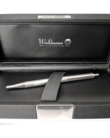 Stylo-bille Waldmann Eco Lignes, argent massif sterling 925