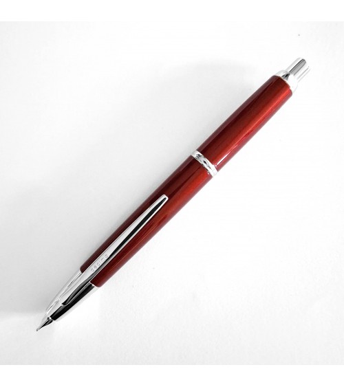 Stylo-plume Pilot Capless Décimo Bordeaux, bec rétractable or 18 carats