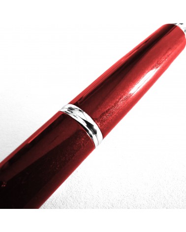 Stylo-plume Pilot Capless Décimo Bordeaux, bec rétractable or 18 carats