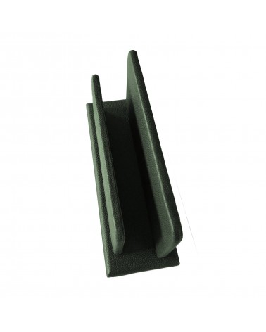 Porte-lettres Laurige cuir vert anglais 1 compartiment