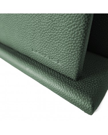 Porte-lettres Laurige cuir vert anglais 1 compartiment