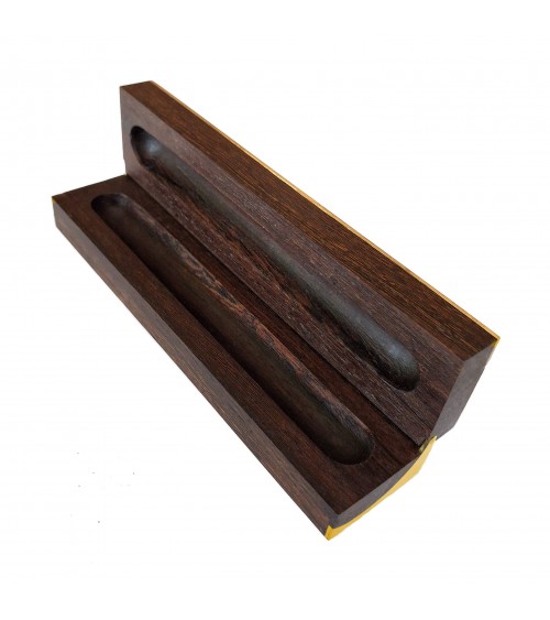 Plumier Patrick Guenat 1 place, bois de rose et laiton