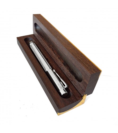 Plumier Patrick Guenat 1 place, bois de rose et laiton