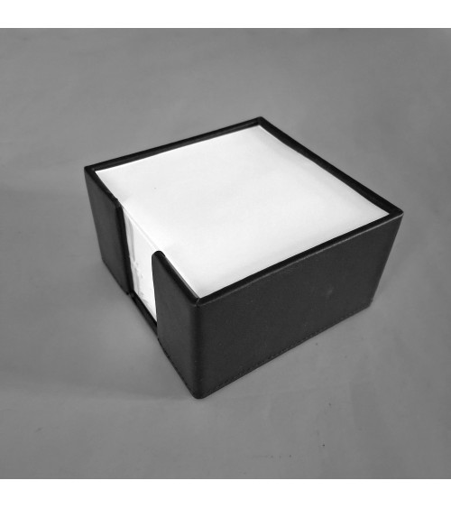 Porte bloc-notes de bureau PA Impulse recouvert de cuir noir