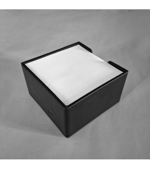 Porte bloc-notes de bureau PA Impulse recouvert de cuir noir