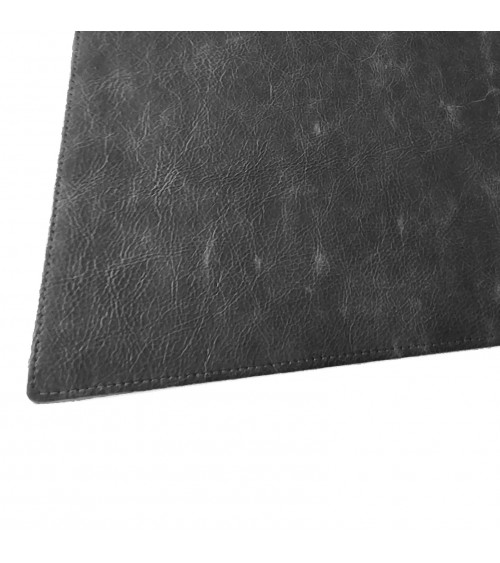 Sous-main PA Madagascar cuir anthracite