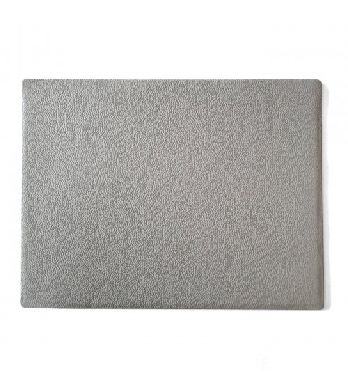 Sous-main PA cuir grainé gris, 36 x 48 cm