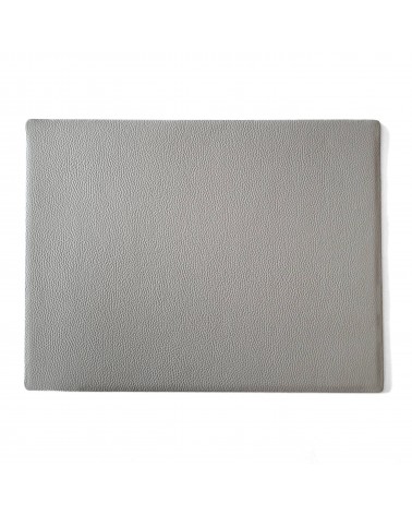 Sous-main PA cuir grainé gris, 36 x 48 cm