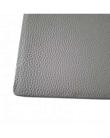 Sous-main PA cuir grainé gris, 36 x 48 cm