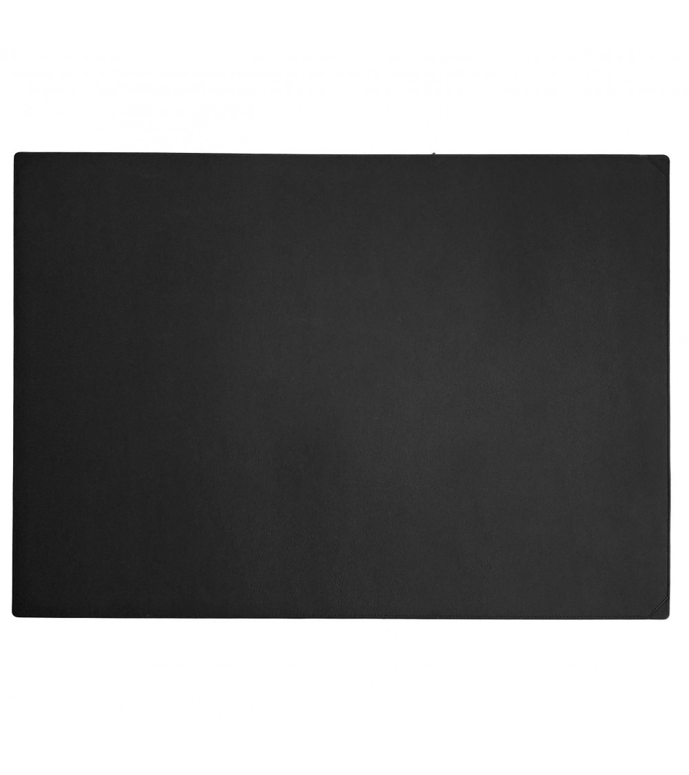 Sous-main Cossa cuir noir, 49 x 69,5 cm