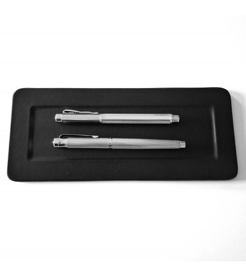 Plateau porte stylo PA cuir noir