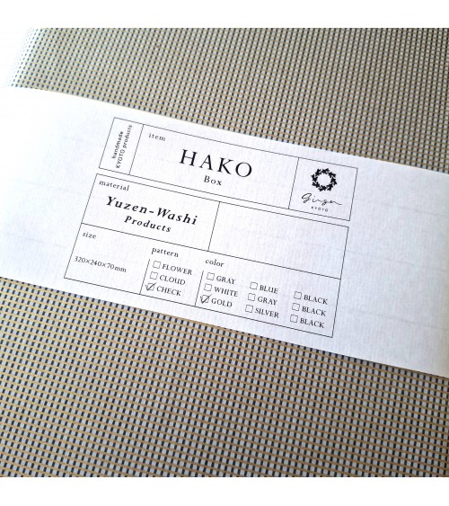 Boîte à photos/documents A4, fabriquée à la main au Japon