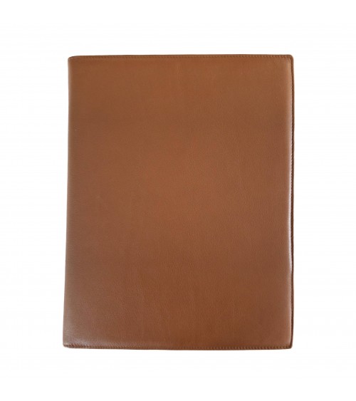 Porte-bloc PA Impulse format A4 cuir cognac, fabriqué en Allemagne
