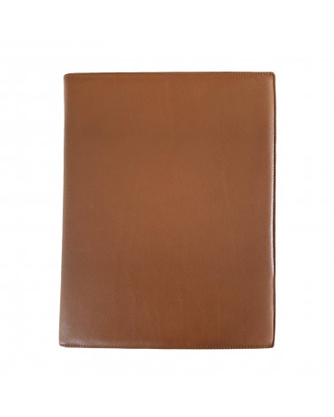 Porte-bloc PA Impulse format A4 cuir cognac, fabriqué en Allemagne