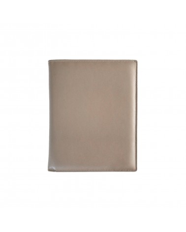 Porte-bloc PA format A5 en cuir beige