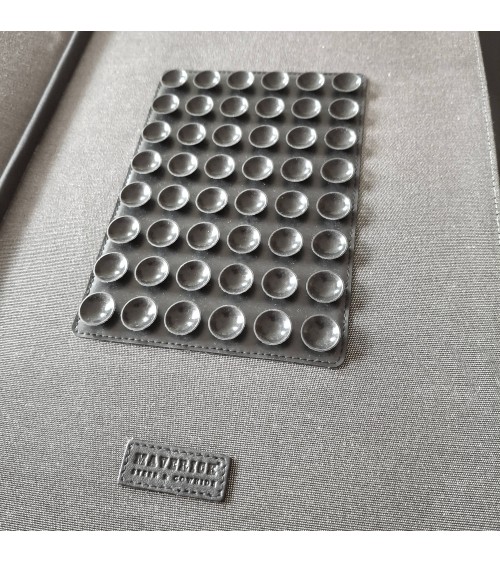 Porte-bloc et tablette Maverick zippé A4 cuir noir