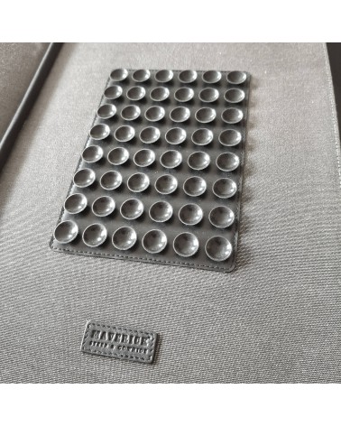 Porte-bloc et tablette Maverick zippé A4 cuir noir