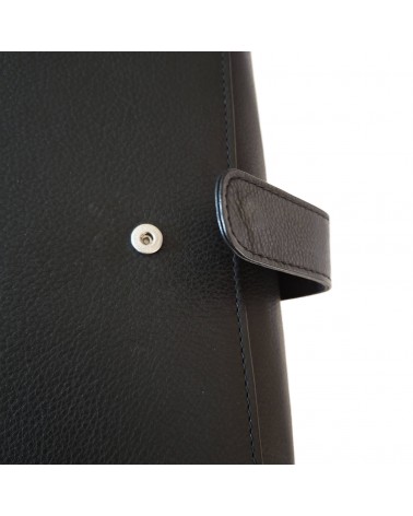 Porte-documents PA trieur 12 compartiments format A4 cuir noir