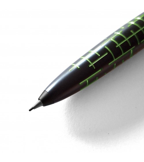 Porte-mine Diplomat Elox Matrix Noir-Vert