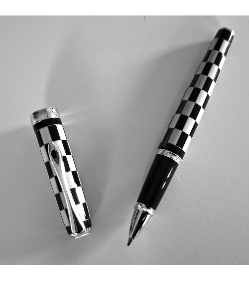 Roller Diplomat Excellence A+ Rome Noir-Blanc, fabriqué en Allemagne