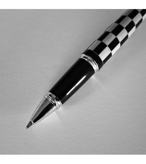 Roller Diplomat Excellence A+ Rome Noir-Blanc, fabriqué en Allemagne