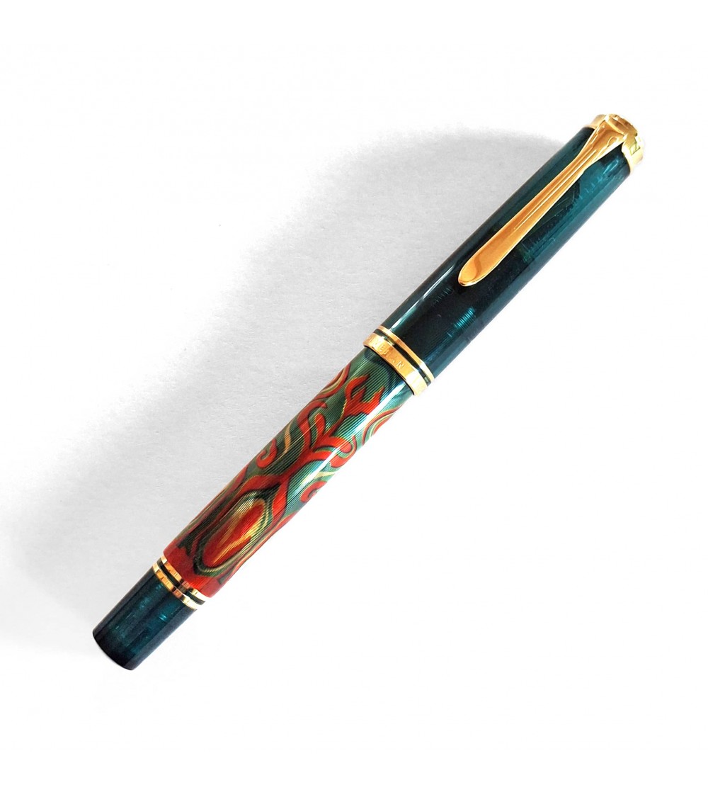 Stylo-plume à piston Pelikan Souverän M600 Art Collection Rudi Rother, plume or 14 carats