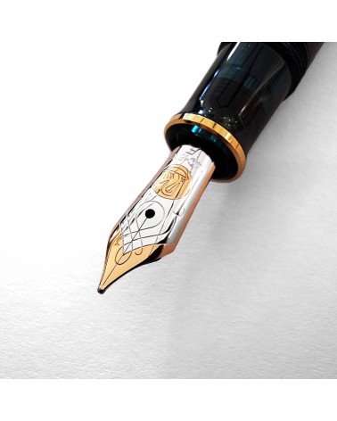 Stylo-plume à piston Pelikan Souverän M600 Art Collection Rudi Rother, plume or 14 carats