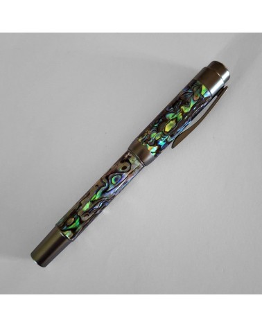 Stylo-plume Laban Abalone, bec largeur M, fabriqué à Taïwan