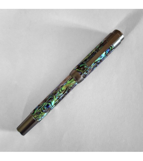Stylo-plume Laban Abalone, bec largeur M, fabriqué à Taïwan