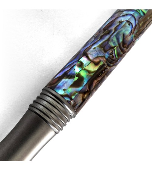 Stylo-plume Laban Abalone, bec largeur M, fabriqué à Taïwan