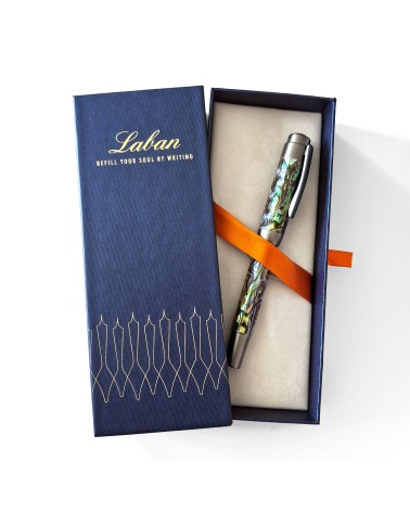 Stylo-plume Laban Abalone, bec largeur M, fabriqué à Taïwan