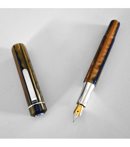Stylo-plume Laban Pocket Seastar Blue, fabriqué à Taïwan