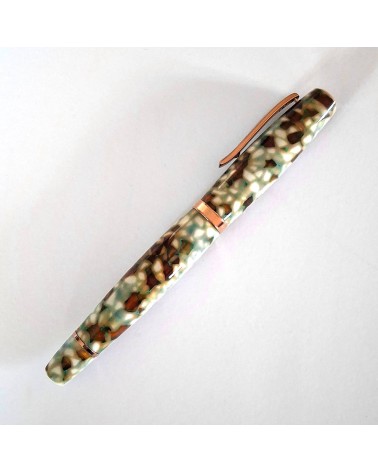 Stylo-plume Scribo La Dotta Travertino, fabriqué à Bologne