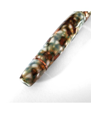 Stylo-plume Scribo La Dotta Travertino, fabriqué à Bologne