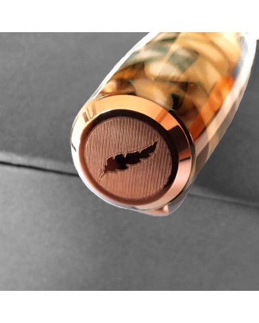 Stylo-plume Scribo La Dotta Travertino, fabriqué à Bologne