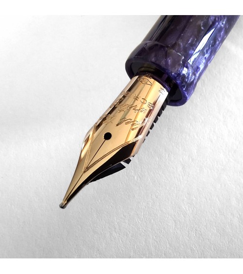 Stylo-plume Scribo Piuma Ametista, fabriqué à Bologne