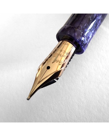 Stylo-plume Scribo Piuma Ametista, fabriqué à Bologne